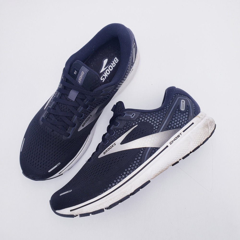 Brooks Ghost 14 Black Running Shoes 1203561D057 Womens Size 12 Wide